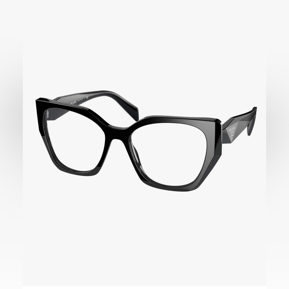Prada PR18WV 1AB1O1 Cat Eye Eyeglasses - Black 52mm